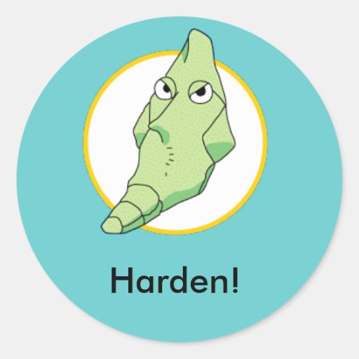 Metapod durcissent autocollant