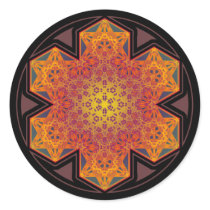 metatron cube star mandala sticker