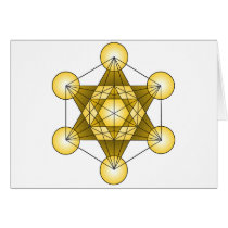 Metatron's Cube Greeting Cards