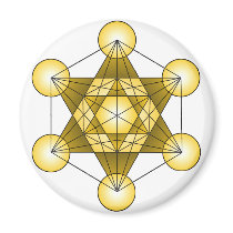 Metatron's Cube Fridge Magnet
