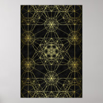 Metatron's Cube Network Poster