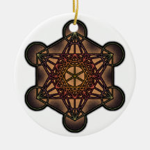 Metatron's Cube - Sacred Geometry Symbol Christmas Ornaments
