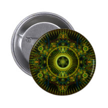 "Metatron's Magick Wheel" - Fractal Art Button