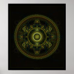 Metatron's Magick Wheel Print