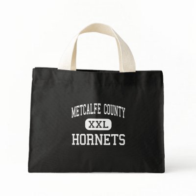 Metcalfe County - Hornets - Middle - Edmonton Canvas Bag by customteamsportswear