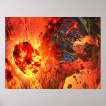 Meteor collission poster