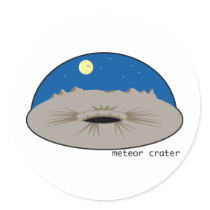 Meteor Crater stickers