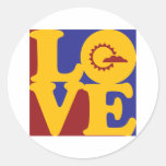 Meteorology Love Stickers
