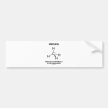 Methane Produced Anaerobically By Methanogenesis Bumper Stickers