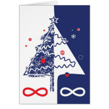 Metis Christmas Card - Michif, French, Englis