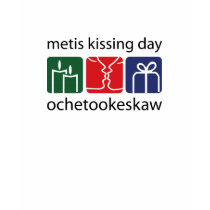Metis Kissing Day T-shirt Womens