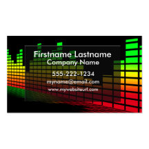 Metres Multicolor Card Business Cards