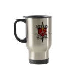 Metric Mafia Flaming Skull Coffee Mugs