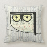 Metric Owl Pillow