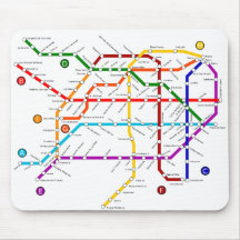 Metro buenos argentina Mousepad