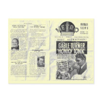 metro cinema news! HONKY-TONK Post Card