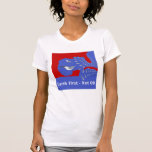 Mettez à la terre d'abord pas le T-shirt d'huile