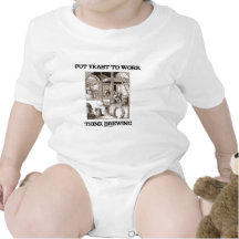 Mettez la levure pour travailler pensent le brassa t-shirts