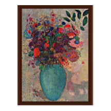 Meurent Türkisvase par Redon Odilon (la meilleure  Cartes Postales