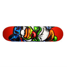 Meurtres mauvais de clown skateboard customisable