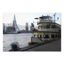 Meuse river, Rotterdam Photo Print