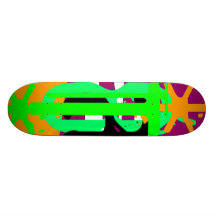 Mexican 1980s - Cactus And Sun Custom Skateboard