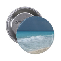 Mexican Beach Pinback Button