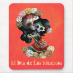 Mexican Catrinas Mother and Daughter Mousepad