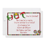 Mexican Chili Pepper Fiesta Personalized Announcement
