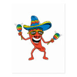 Mexican Chili Pepper Postcard