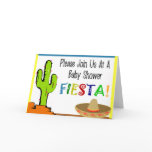 Mexican Fiesta Baby Shower Invitations cards
