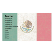 MEXICAN FLAG Business Cards