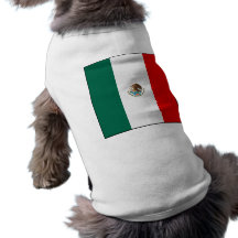 Mexican Flag Dog Shirt