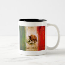 MEXICAN FLAG - MEXICO STYLE MUGS
