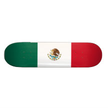 Mexican Flag Skateboard