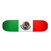 Mexican flag skateboard