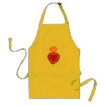 Mexican Folk Art Sacred Heart Apron