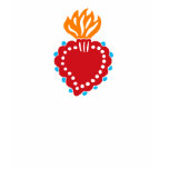 Mexican Folk Art Sacred Heart t-shirts