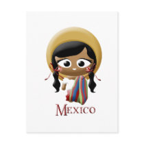 Mexican Girl Post Cards