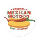 Mexican Hotdog stickers