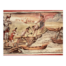 Mexican Indian boatbuilders Post Cards