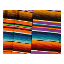 Mexican Mayan Blanket Postcard