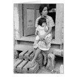 Mexican mother and child Mother's Day Cards