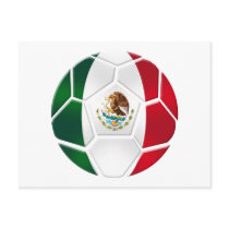 Mexican National football team fans futbol gifts Post Cards