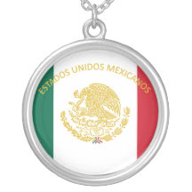 Mexican Presidential, Mexico flag Necklaces