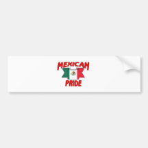 Mexican pride bumper stickers
