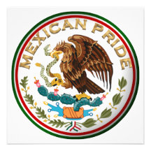 Mexican Pride (Eagle from Mexican Flag) Personalized Invite