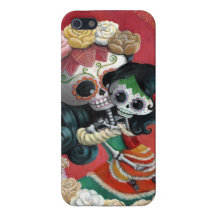 Mexican Skeleton Mother and Daughter iPhone 5 Cover
