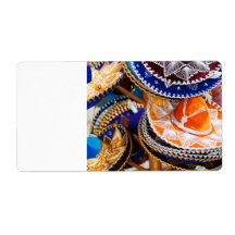 Mexican sombrero labels