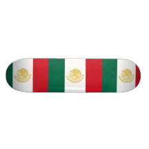 Mexican States, Mexico flag Skate Deck